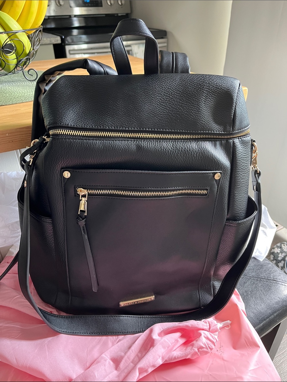 NWT Poppy and Peonies Commuter Backpack